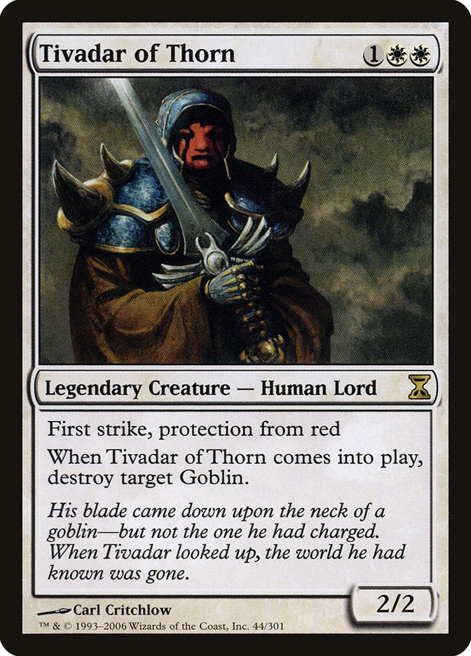Tivadar of Thorn [Time Spiral] | Anubis Games and Hobby