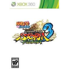 Naruto Shippuden Ultimate Ninja Storm 3 Full Burst - Xbox 360 | Anubis Games and Hobby
