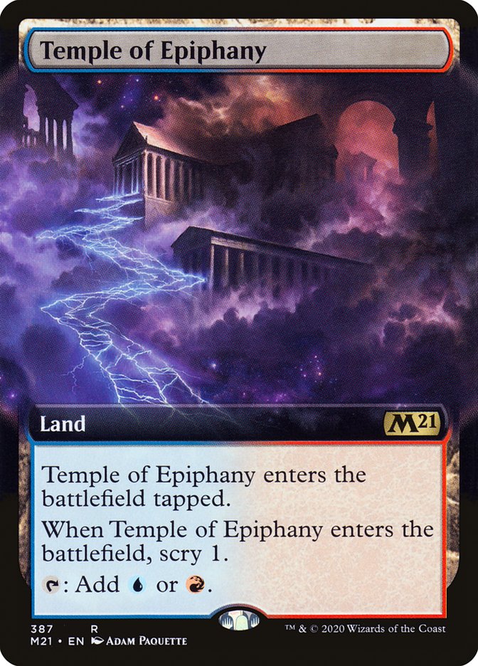 Temple of Epiphany (Extended Art) [Core Set 2021] | Anubis Games and Hobby