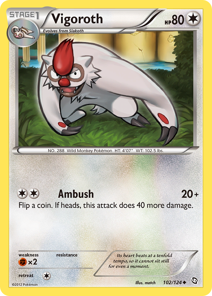 Vigoroth (102/124) [Black & White: Dragons Exalted] | Anubis Games and Hobby