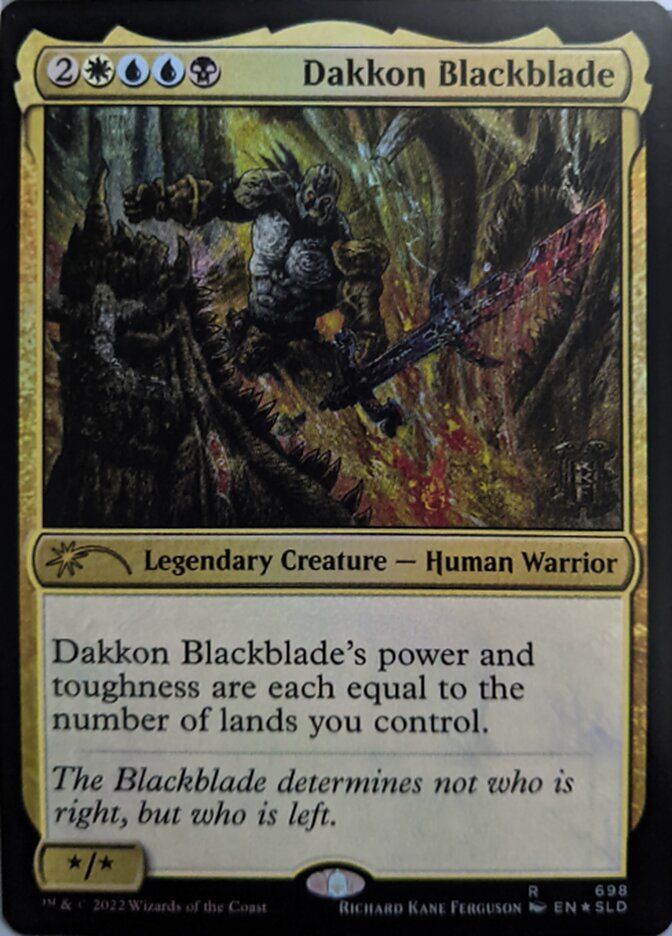 Dakkon Blackblade [Secret Lair Drop Promos] | Anubis Games and Hobby