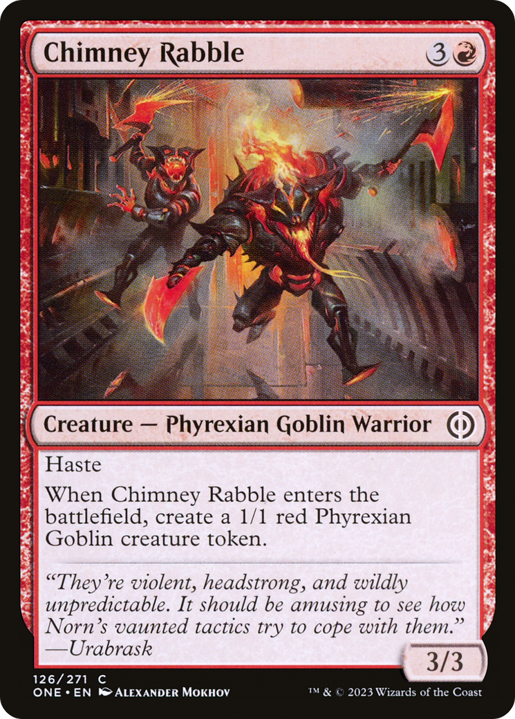 Chimney Rabble [Phyrexia: All Will Be One] | Anubis Games and Hobby