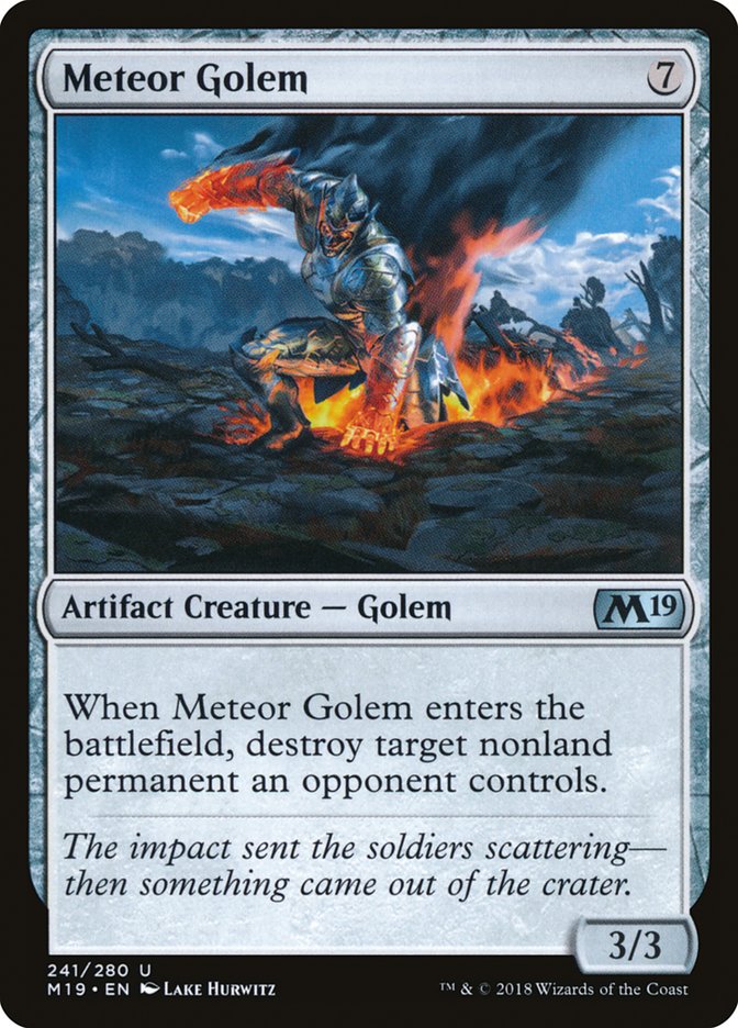 Meteor Golem [Core Set 2019] | Anubis Games and Hobby