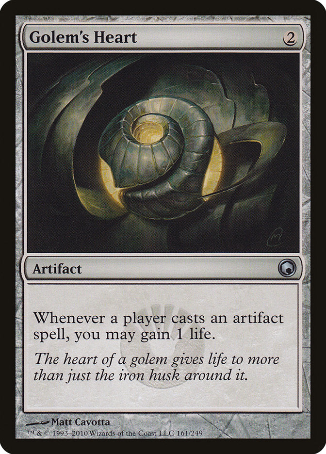 Golem's Heart [Scars of Mirrodin] | Anubis Games and Hobby