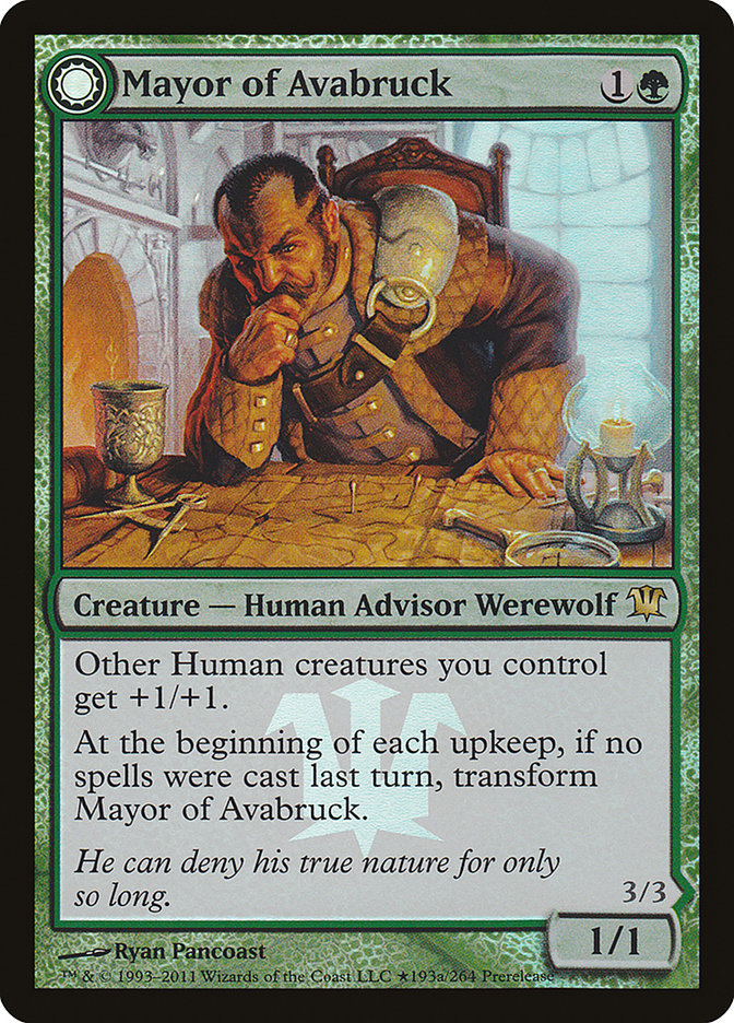 Mayor of Avabruck // Howlpack Alpha [Innistrad Prerelease Promos] | Anubis Games and Hobby