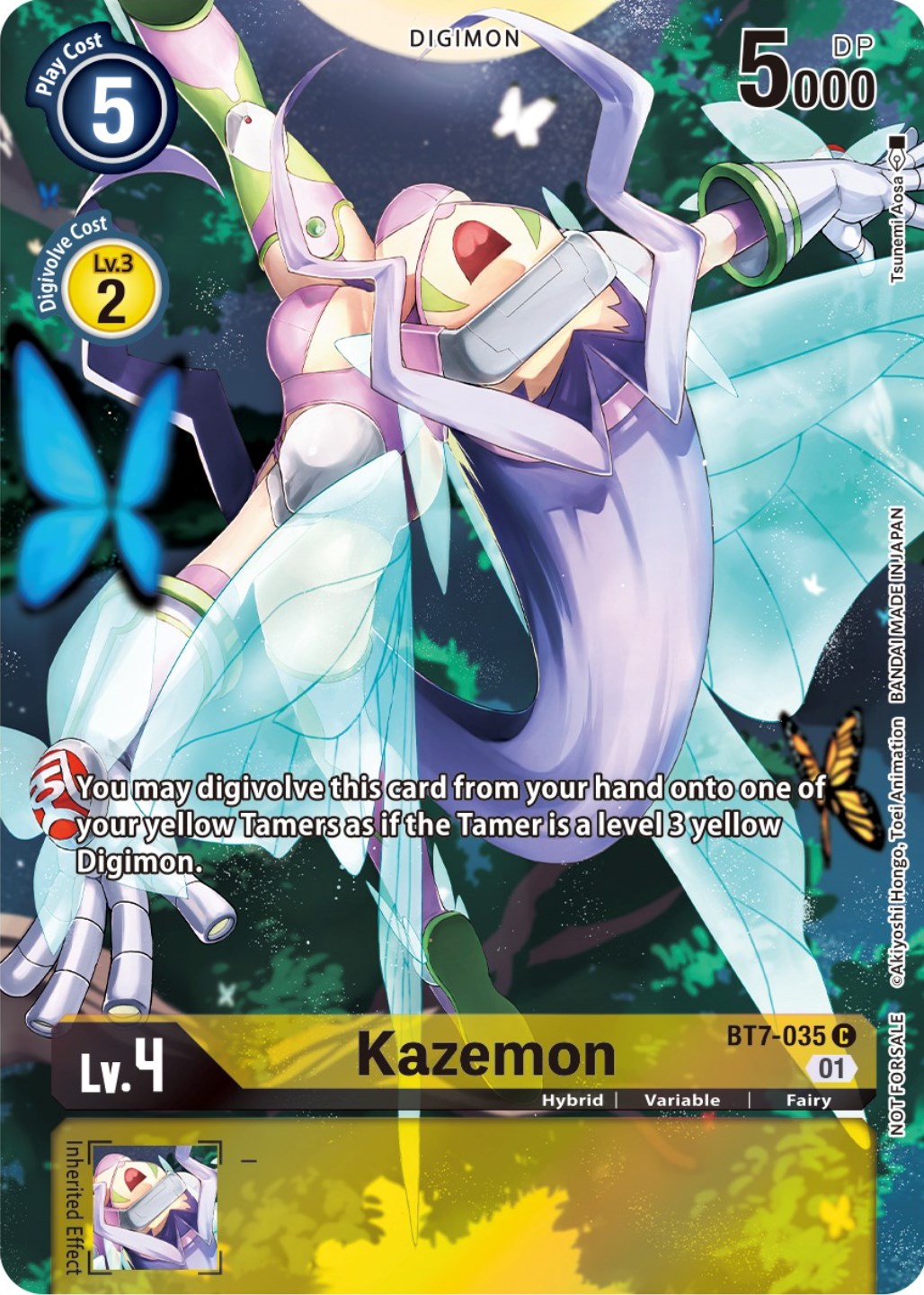 Kazemon [BT7-035] (2nd Anniversary Frontier Card) [Next Adventure Promos] | Anubis Games and Hobby