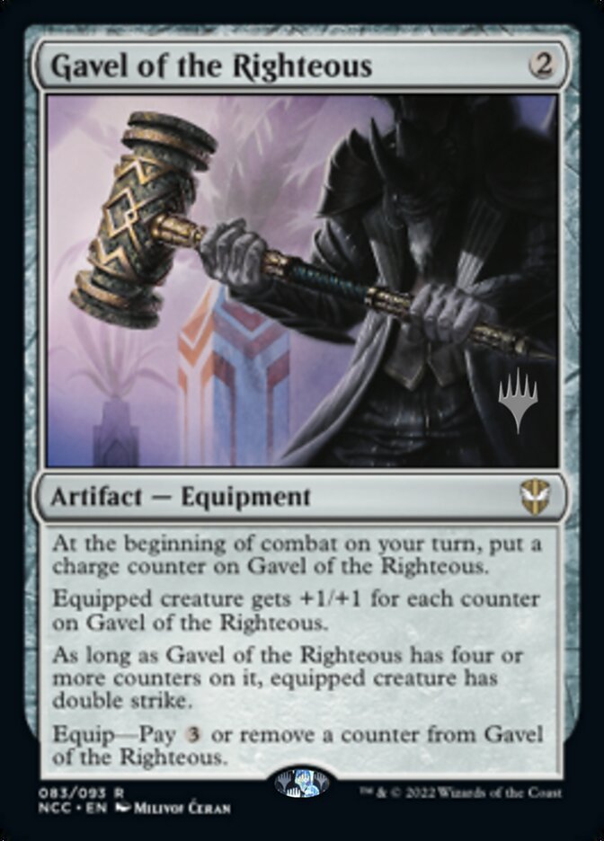 Gavel of the Righteous (Promo Pack) [Streets of New Capenna Commander Promos] | Anubis Games and Hobby