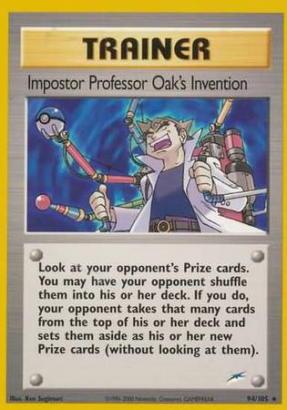 Impostor Professor Oak's Invention (94/105) [Neo Destiny Unlimited] | Anubis Games and Hobby