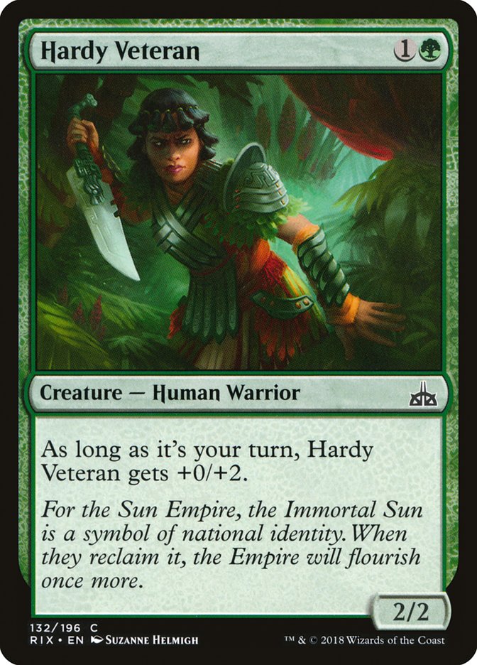 Hardy Veteran [Rivals of Ixalan] | Anubis Games and Hobby