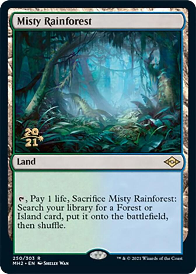 Misty Rainforest [Modern Horizons 2 Prerelease Promos] | Anubis Games and Hobby