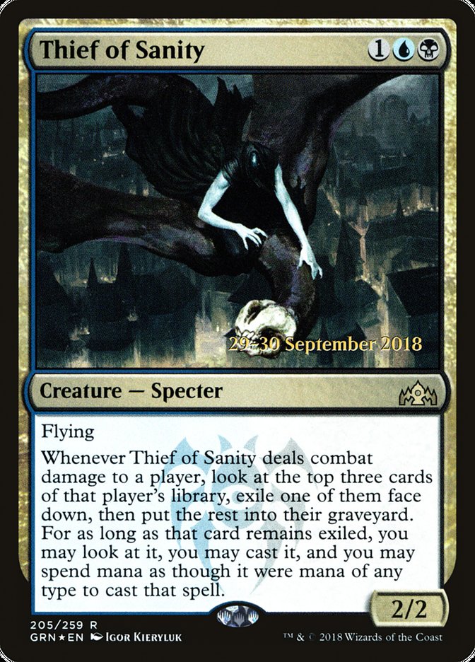 Thief of Sanity [Guilds of Ravnica Prerelease Promos] | Anubis Games and Hobby