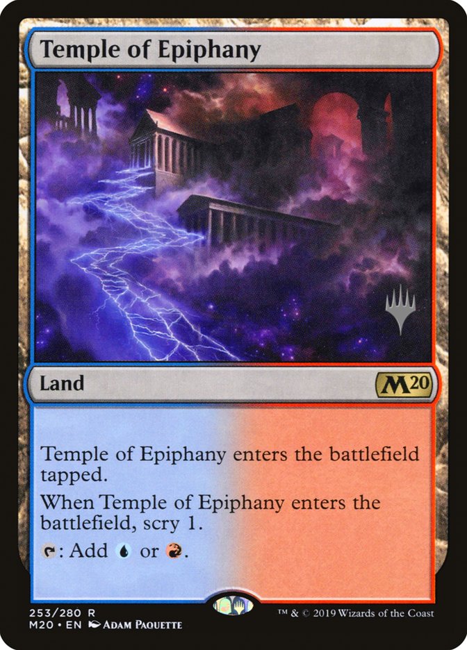 Temple of Epiphany (Promo Pack) [Core Set 2020 Promos] | Anubis Games and Hobby