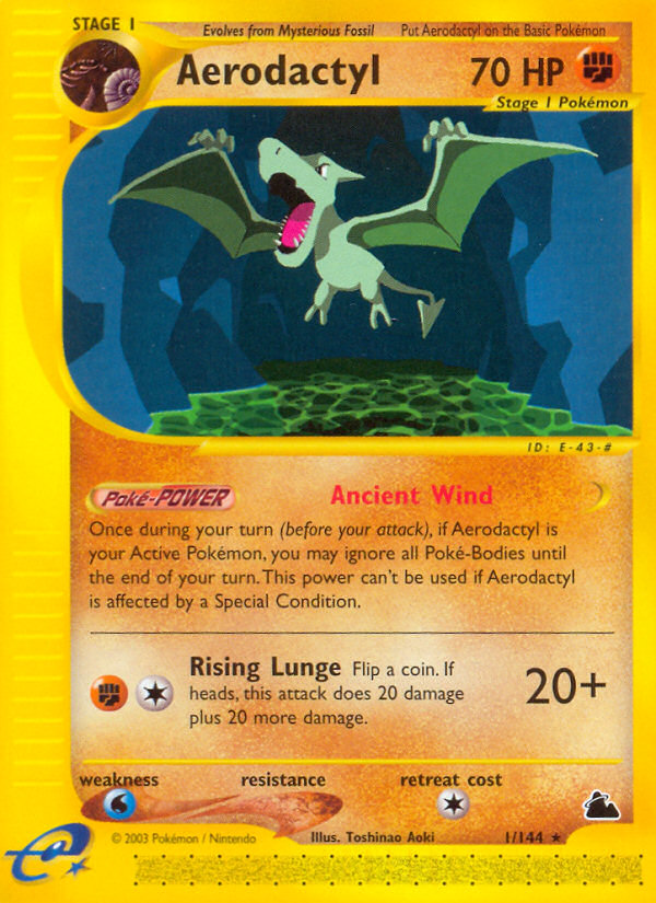 Aerodactyl (1/144) [Skyridge] | Anubis Games and Hobby