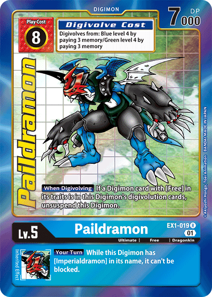 Paildramon [EX1-019] (Alternate Art) [Classic Collection] | Anubis Games and Hobby