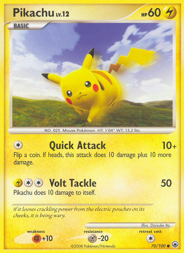 Pikachu (70/100) [Diamond & Pearl: Majestic Dawn] | Anubis Games and Hobby