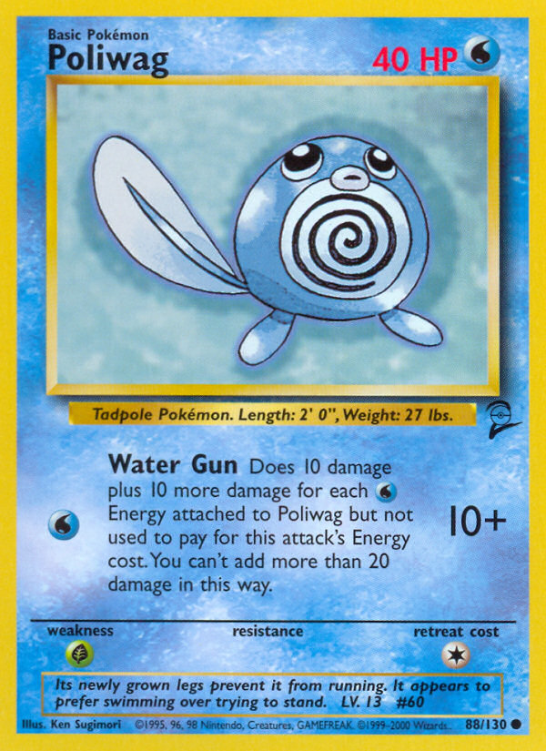 Poliwag (88/130) [Base Set 2] | Anubis Games and Hobby