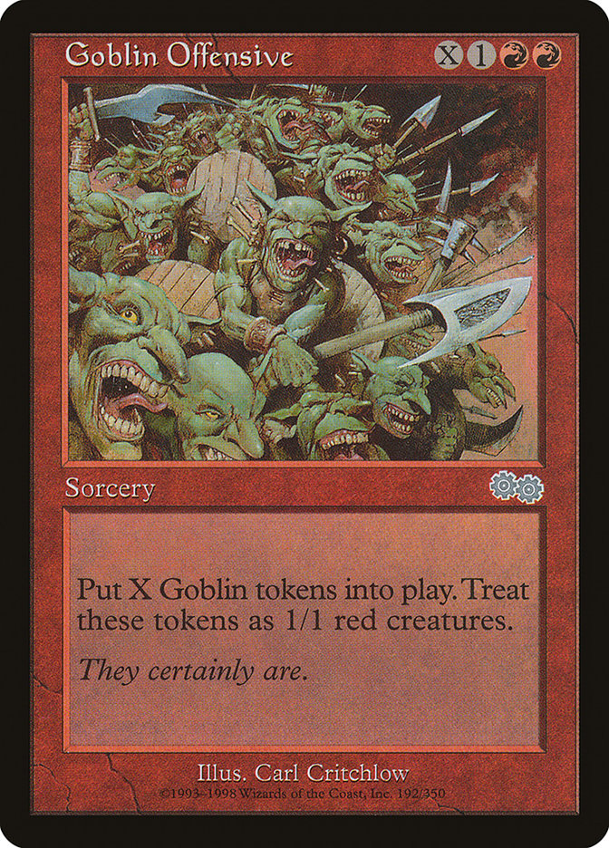 Goblin Offensive [Urza's Saga] | Anubis Games and Hobby