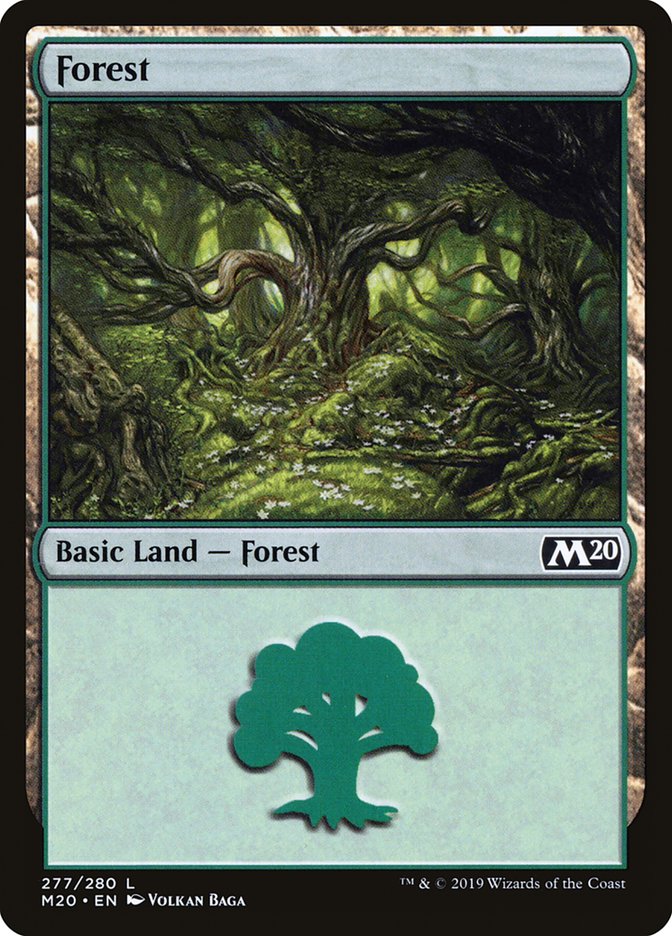 Forest (277) [Core Set 2020] | Anubis Games and Hobby