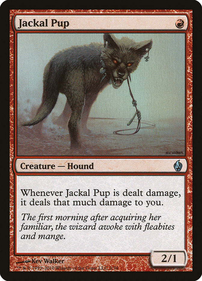 Jackal Pup [Premium Deck Series: Fire and Lightning] | Anubis Games and Hobby