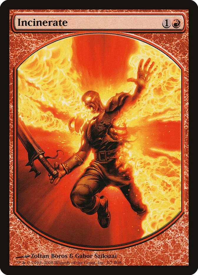 Incinerate [Magic Player Rewards 2008] | Anubis Games and Hobby