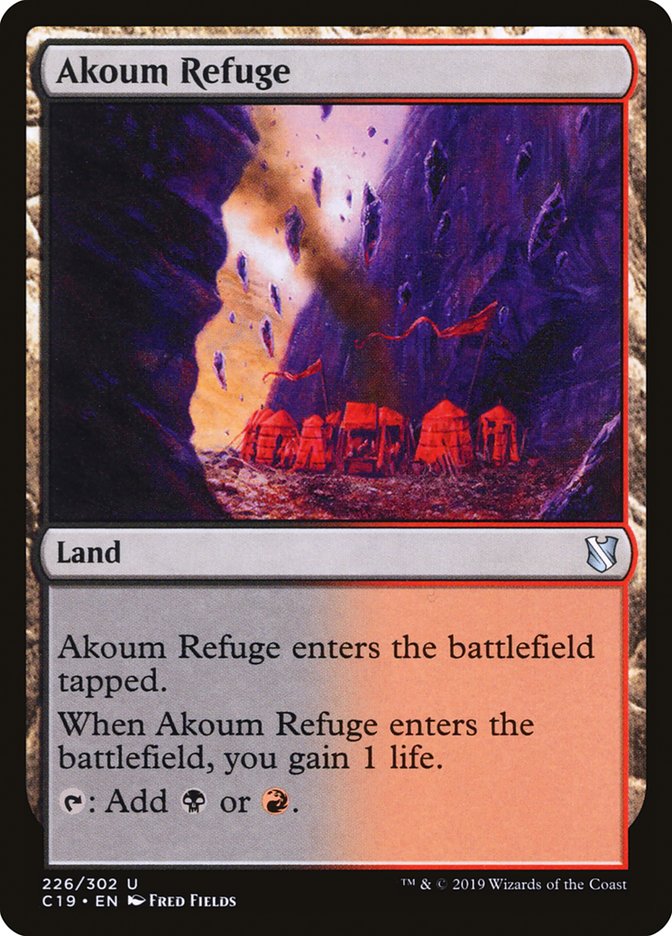 Akoum Refuge [Commander 2019] | Anubis Games and Hobby