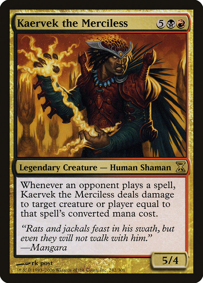 Kaervek the Merciless [Time Spiral] | Anubis Games and Hobby