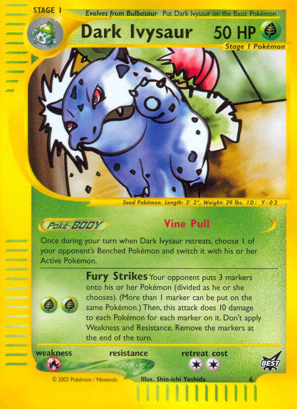 Dark Ivysaur (6) [Best of Promos] | Anubis Games and Hobby