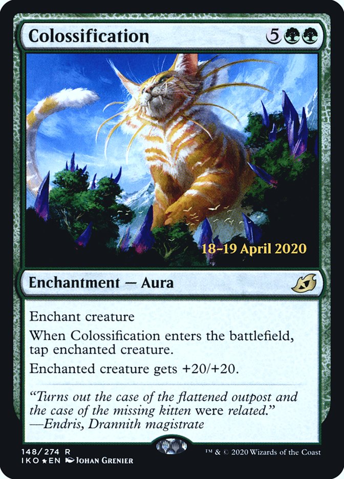 Colossification [Ikoria: Lair of Behemoths Prerelease Promos] | Anubis Games and Hobby