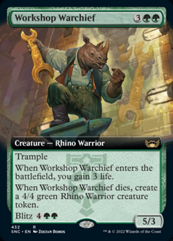Workshop Warchief (Extended Art) [Streets of New Capenna] | Anubis Games and Hobby