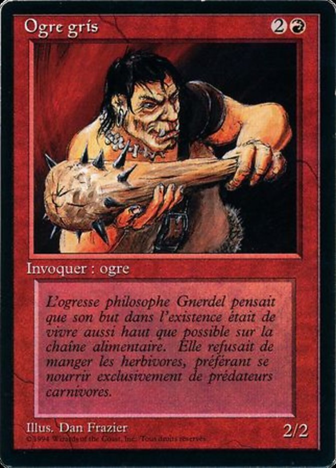 Gray Ogre [Foreign Black Border] | Anubis Games and Hobby
