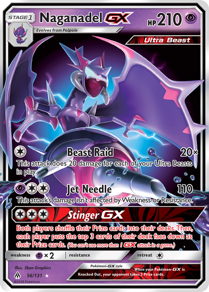 Naganadel GX (56/131) [Sun & Moon: Forbidden Light] | Anubis Games and Hobby