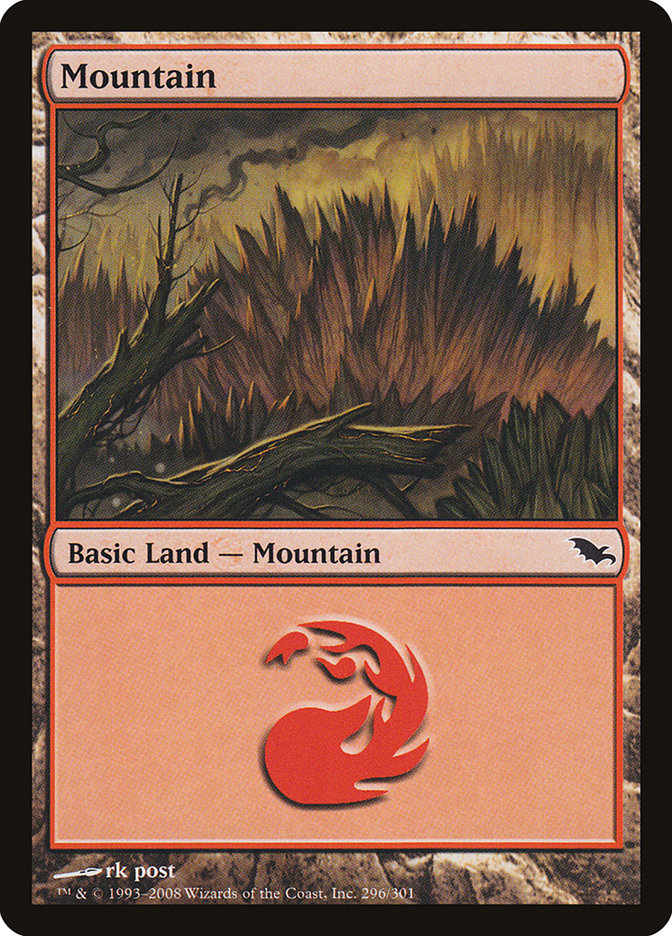 Mountain (296) [Shadowmoor] | Anubis Games and Hobby