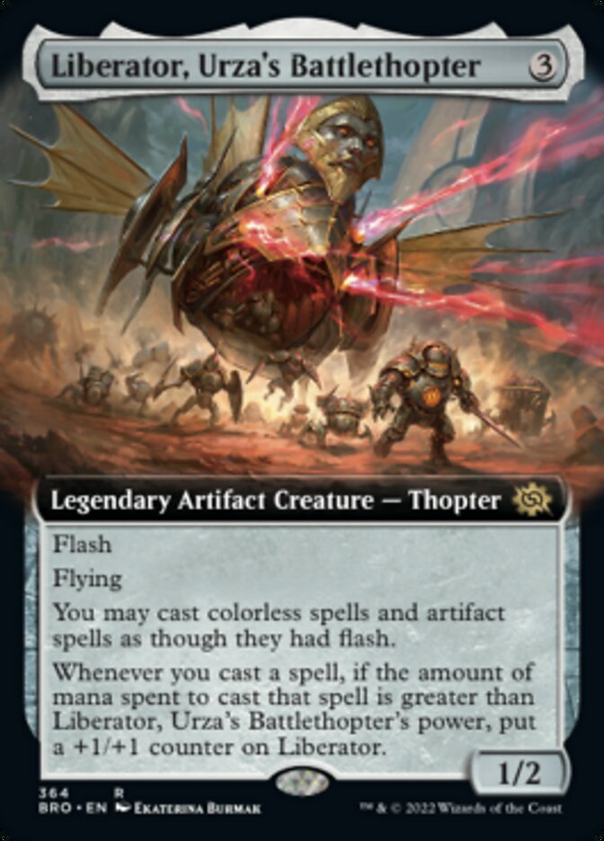 Liberator, Urza's Battlethopter (Extended Art) [The Brothers' War] | Anubis Games and Hobby