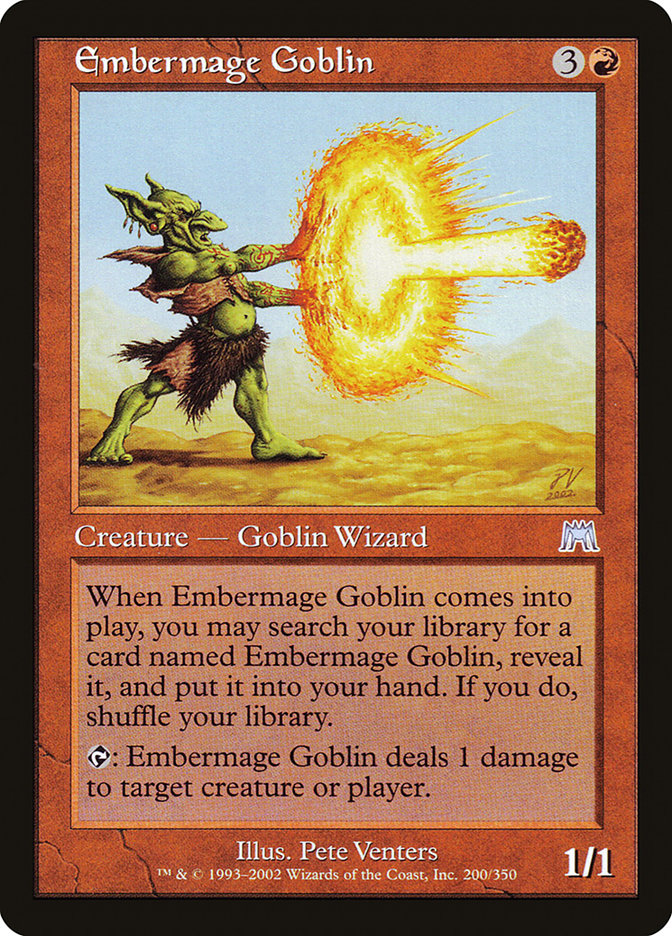 Embermage Goblin [Onslaught] | Anubis Games and Hobby