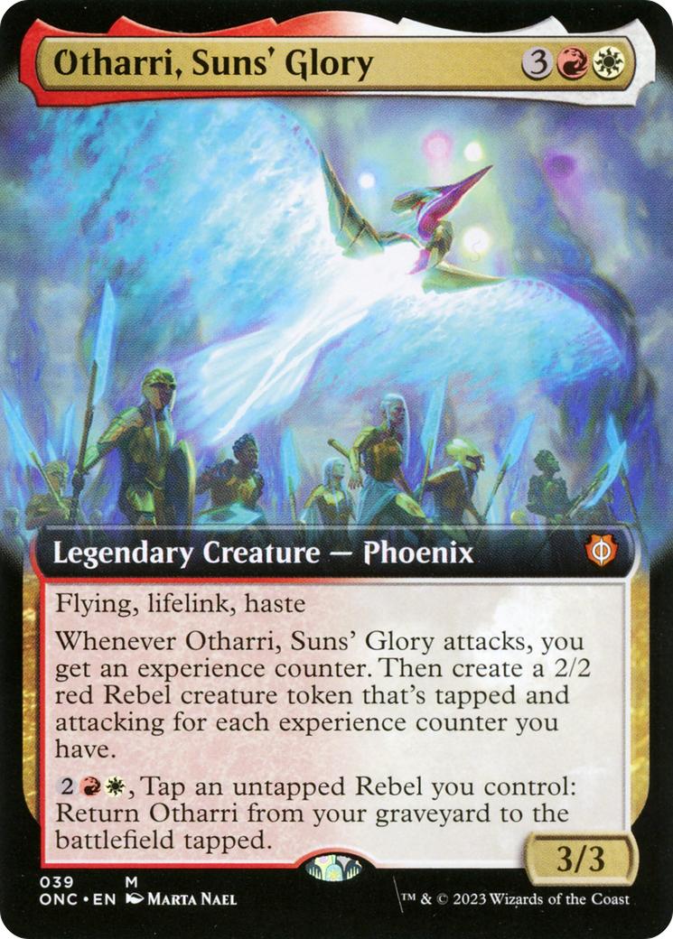 Otharri, Suns' Glory (Extended Art) [Phyrexia: All Will Be One Commander] | Anubis Games and Hobby