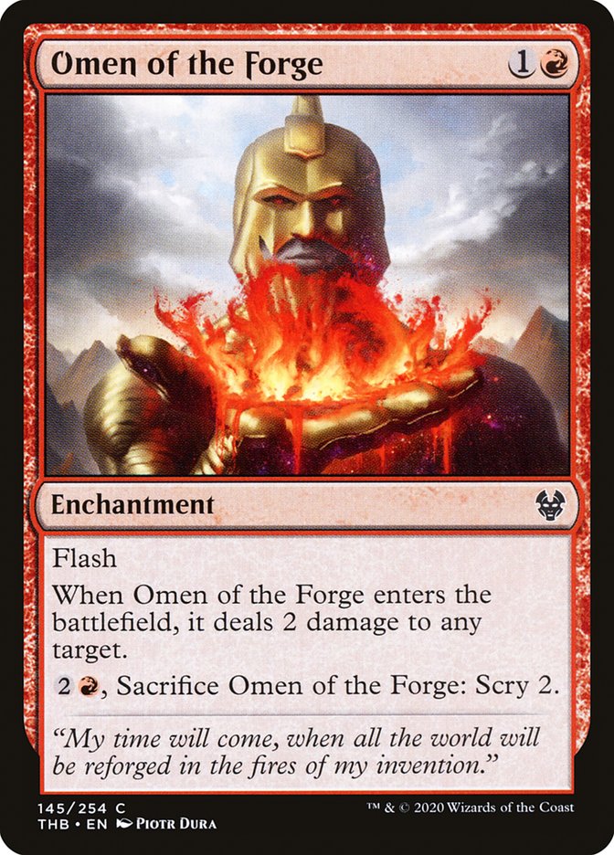 Omen of the Forge [Theros Beyond Death] | Anubis Games and Hobby