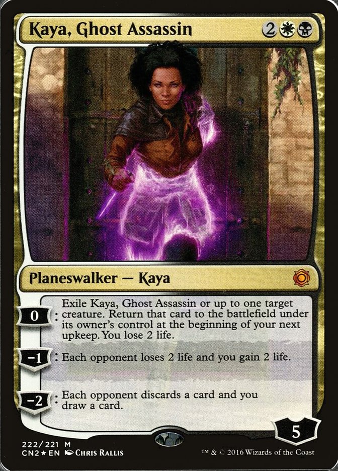 Kaya, Ghost Assassin (222/221) [Conspiracy: Take the Crown] | Anubis Games and Hobby