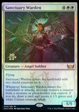 Sanctuary Warden [Streets of New Capenna Prerelease Promos] | Anubis Games and Hobby