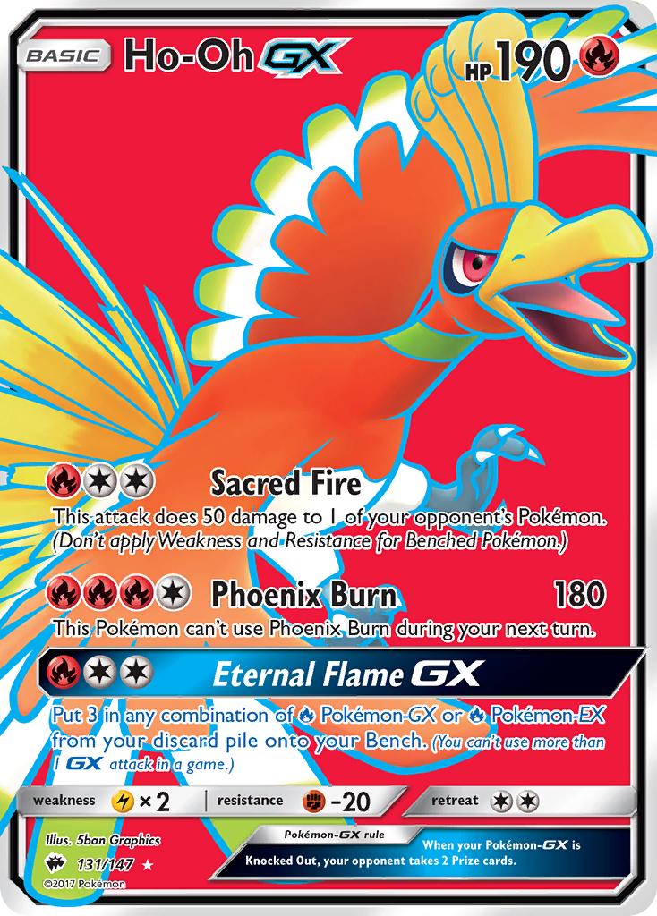 Ho-Oh GX (131/147) [Sun & Moon: Burning Shadows] | Anubis Games and Hobby