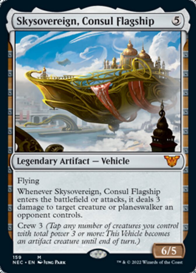 Skysovereign, Consul Flagship [Kamigawa: Neon Dynasty Commander] | Anubis Games and Hobby