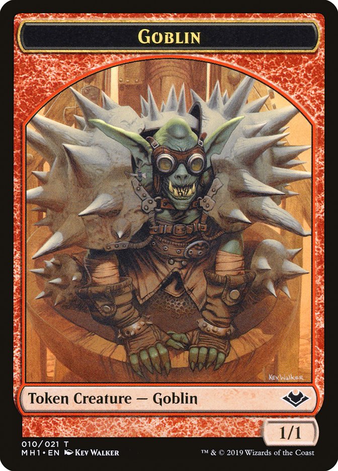 Angel (002) // Goblin (010) Double-Sided Token [Modern Horizons Tokens] | Anubis Games and Hobby