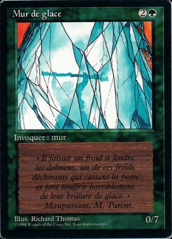 Wall of Ice [Foreign Black Border] | Anubis Games and Hobby