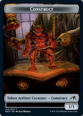 Construct (015) // Blood (017) Double-Sided Token [Challenger Decks 2022 Tokens] | Anubis Games and Hobby