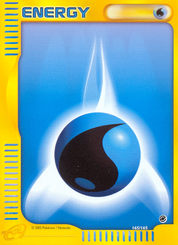 Water Energy (165/165) [Expedition: Base Set] | Anubis Games and Hobby