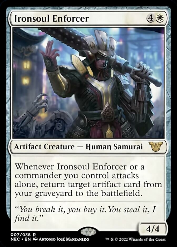 Ironsoul Enforcer [Kamigawa: Neon Dynasty Commander] | Anubis Games and Hobby