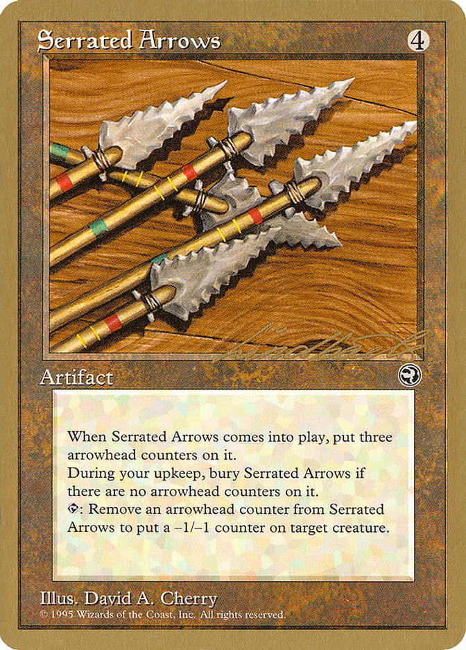 Serrated Arrows (Leon Lindback) [Pro Tour Collector Set] | Anubis Games and Hobby