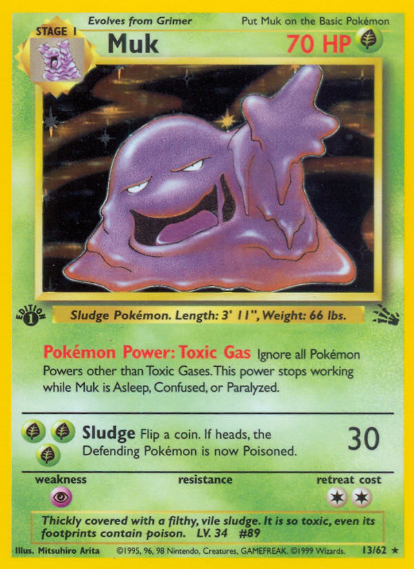 Muk (13/62) [Fossil 1st Edition] | Anubis Games and Hobby