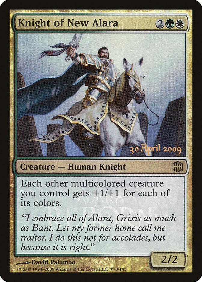 Knight of New Alara (Launch) [Alara Reborn Promos] | Anubis Games and Hobby