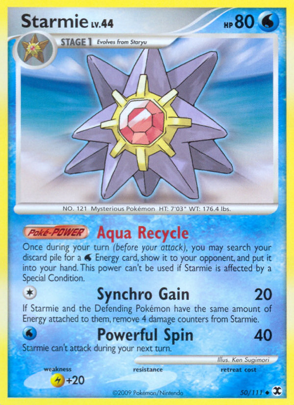 Starmie (50/111) [Platinum: Rising Rivals] | Anubis Games and Hobby