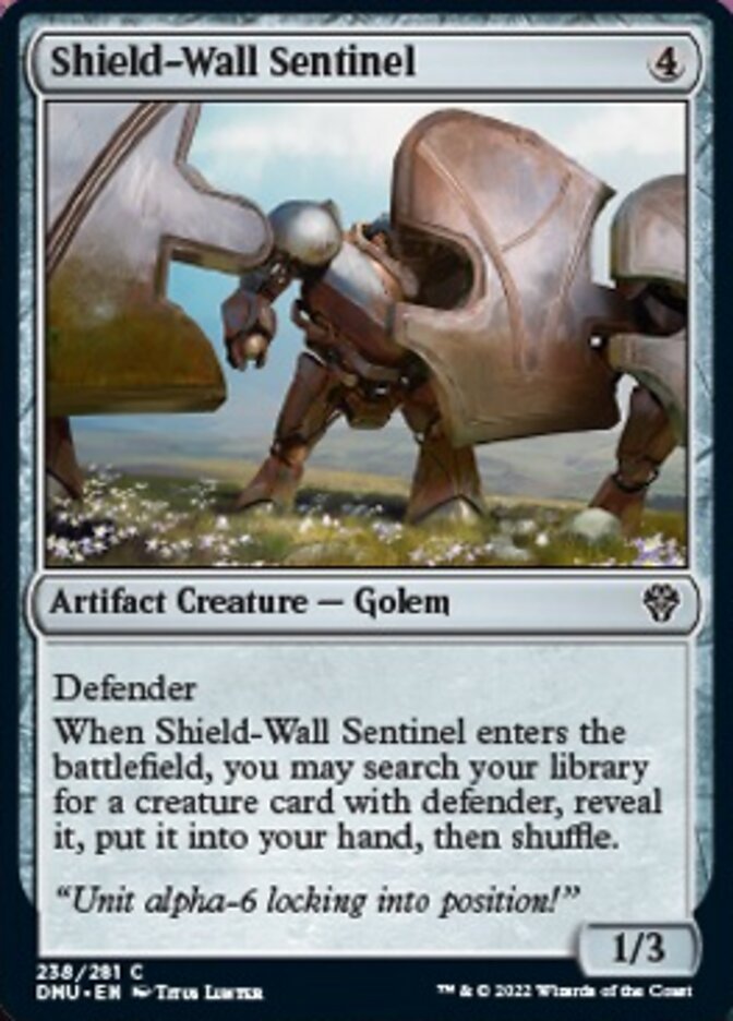 Shield-Wall Sentinel [Dominaria United] | Anubis Games and Hobby